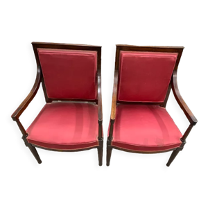 paire de fauteuils empire