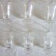 6 Daum digestif glasses, Kim model, mid-20th century