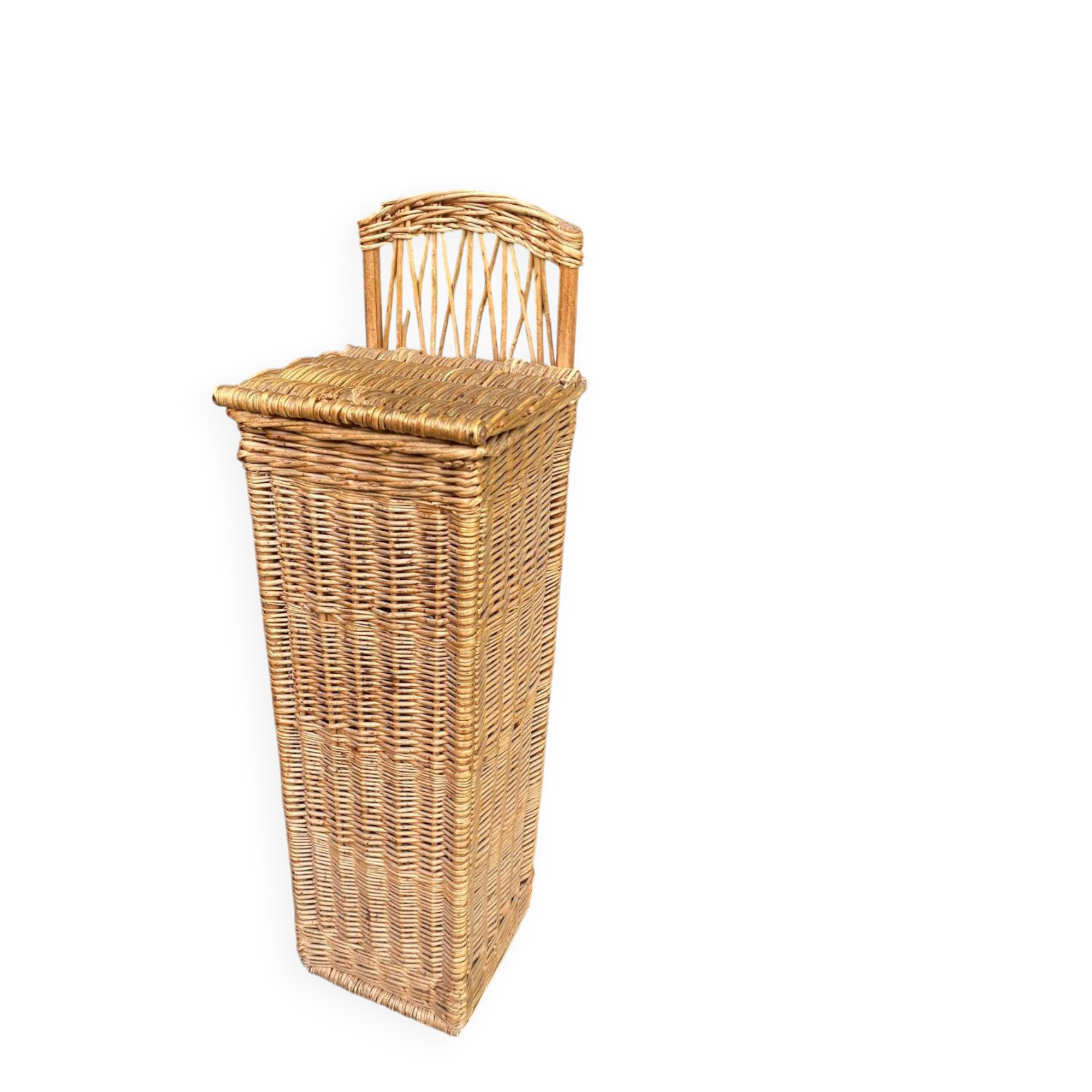 Rattan and wicker bread bin