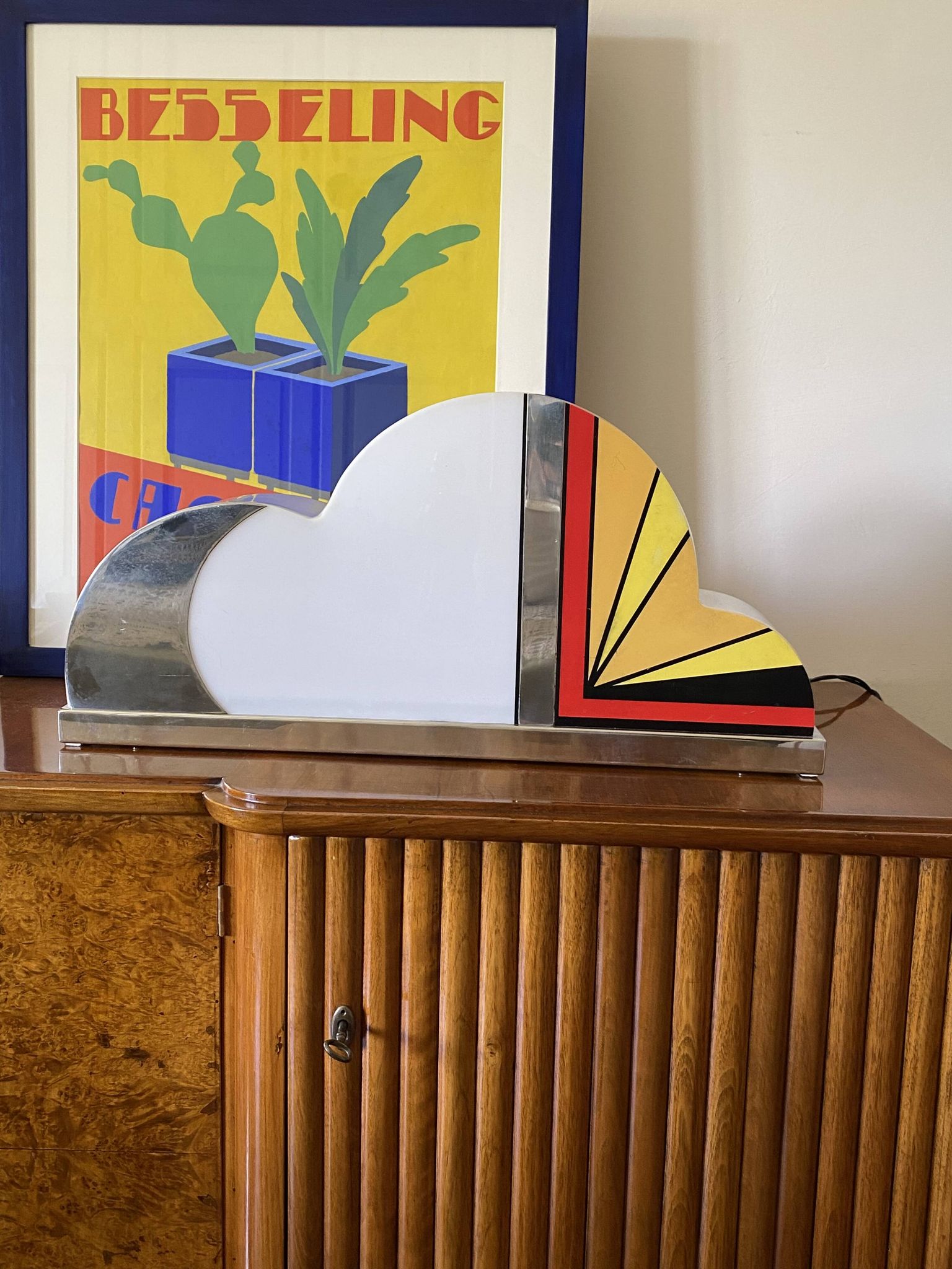 rare table lamp, Italy 1970s