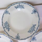 4 vintage soup plates from St Amand