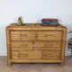 Bamboo chest of drawers