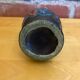 Vintage polychrome ceramic soliflore vase in the old style vallauris