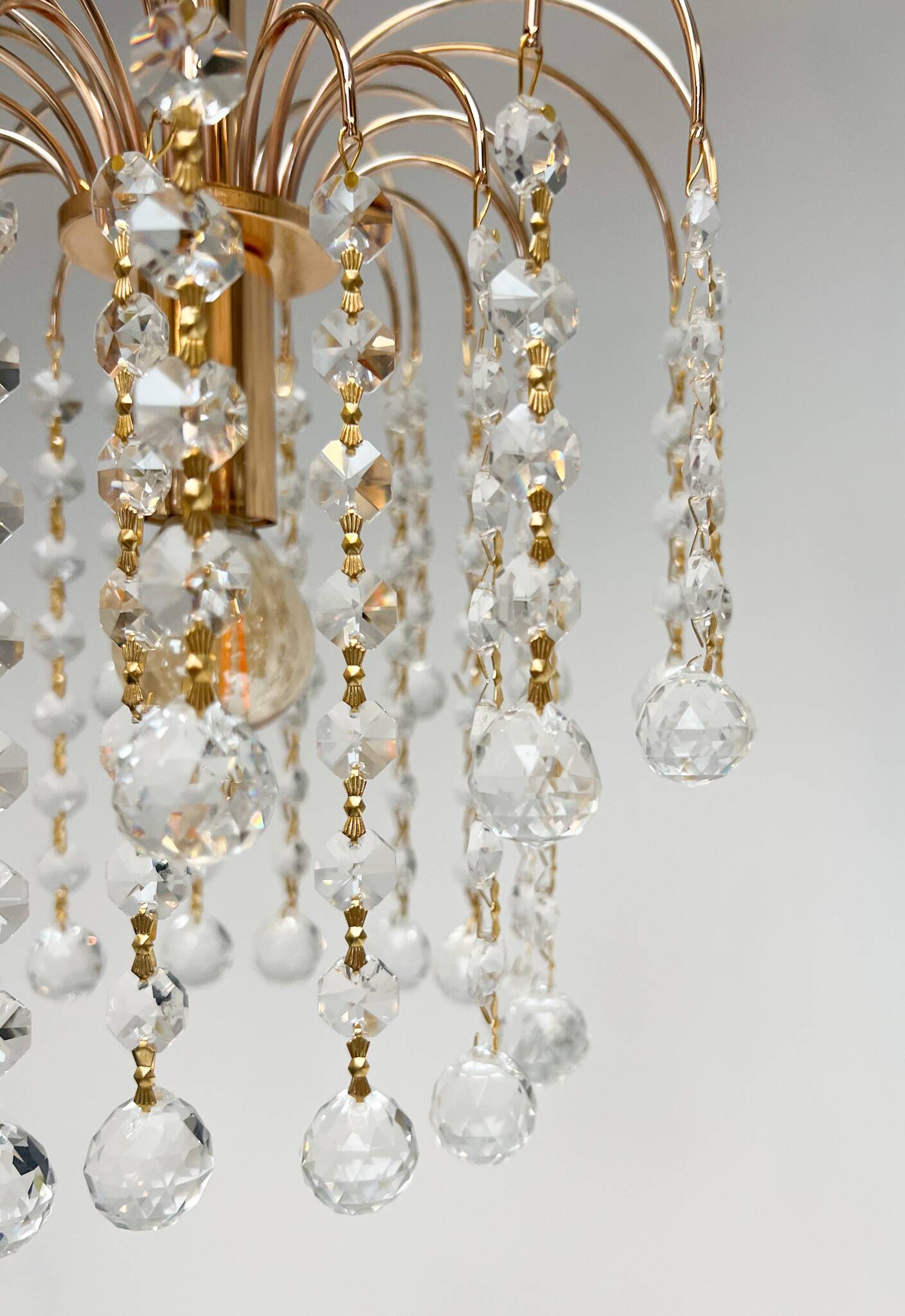 Italian cristal chandelier by Swarovski, after 2000