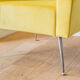Italian Chair 1950 in Velvet yellow