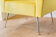 Italian Chair 1950 in Velvet yellow