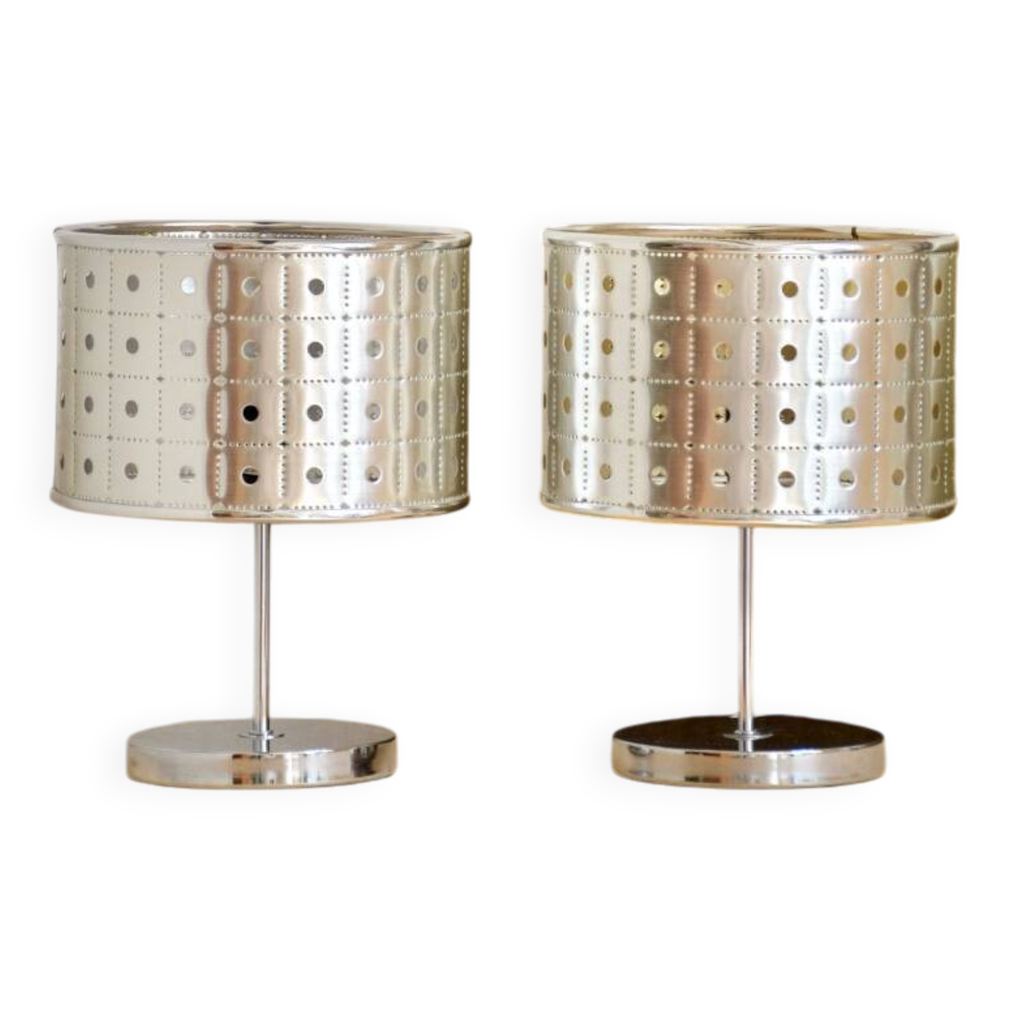 Pair of Space Age bedside lamps