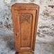 Armoire française Art déco des années 1920 – Petit placard de rangement verrouillable avec étagères (100 cm)