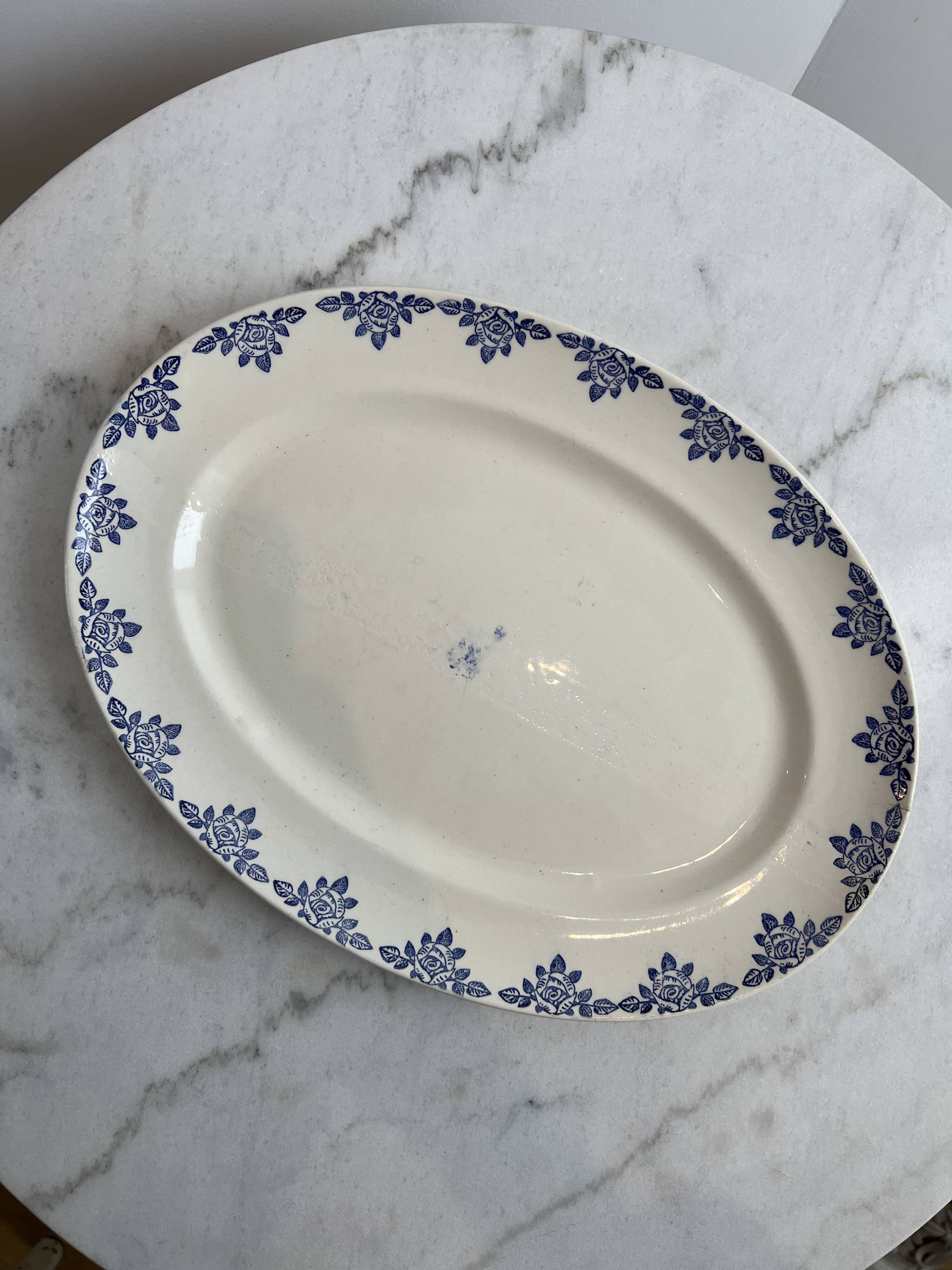 Large presentation plate HBCM France Terre de Fer