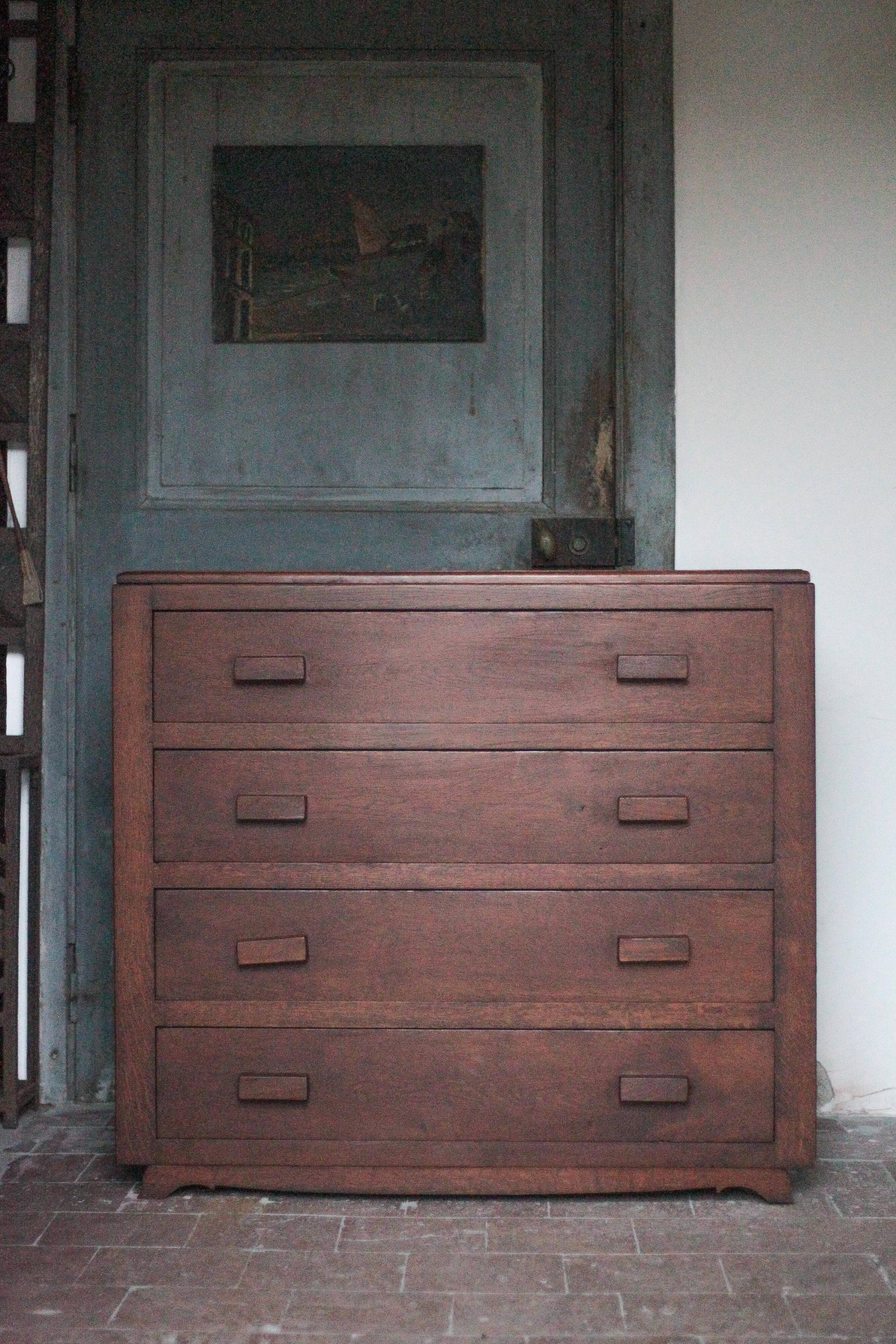 Commode vintage, commode bois reconstruction, meuble de rangement