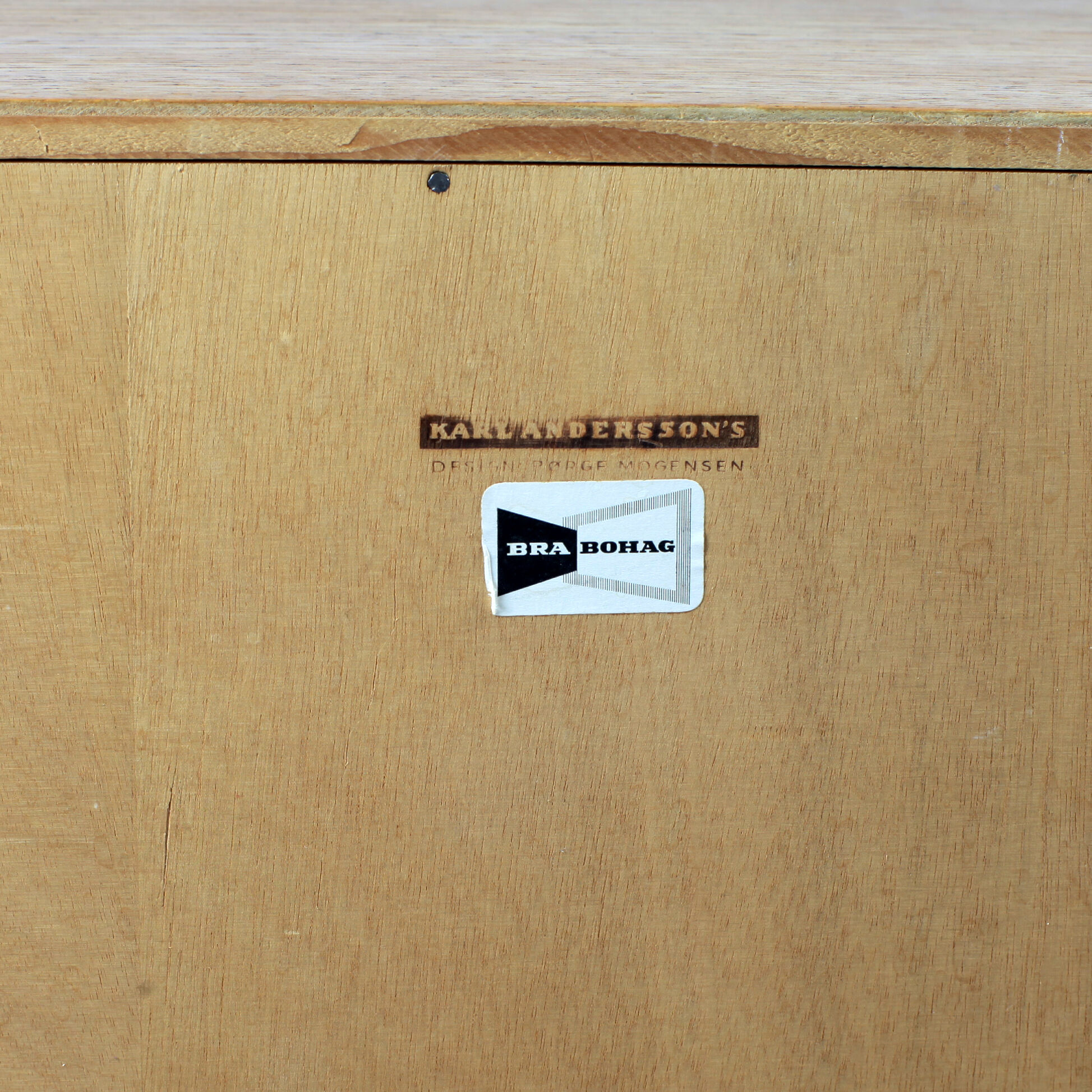 Borge Mogensen double teak and oak dresser for Karl Andersson's Brabohag Denmark 1960's