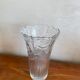 Cast glass vase Borgonovo Italy pink decoration