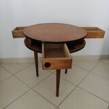 Worker / pedestal table / tripod side table 50s/60s