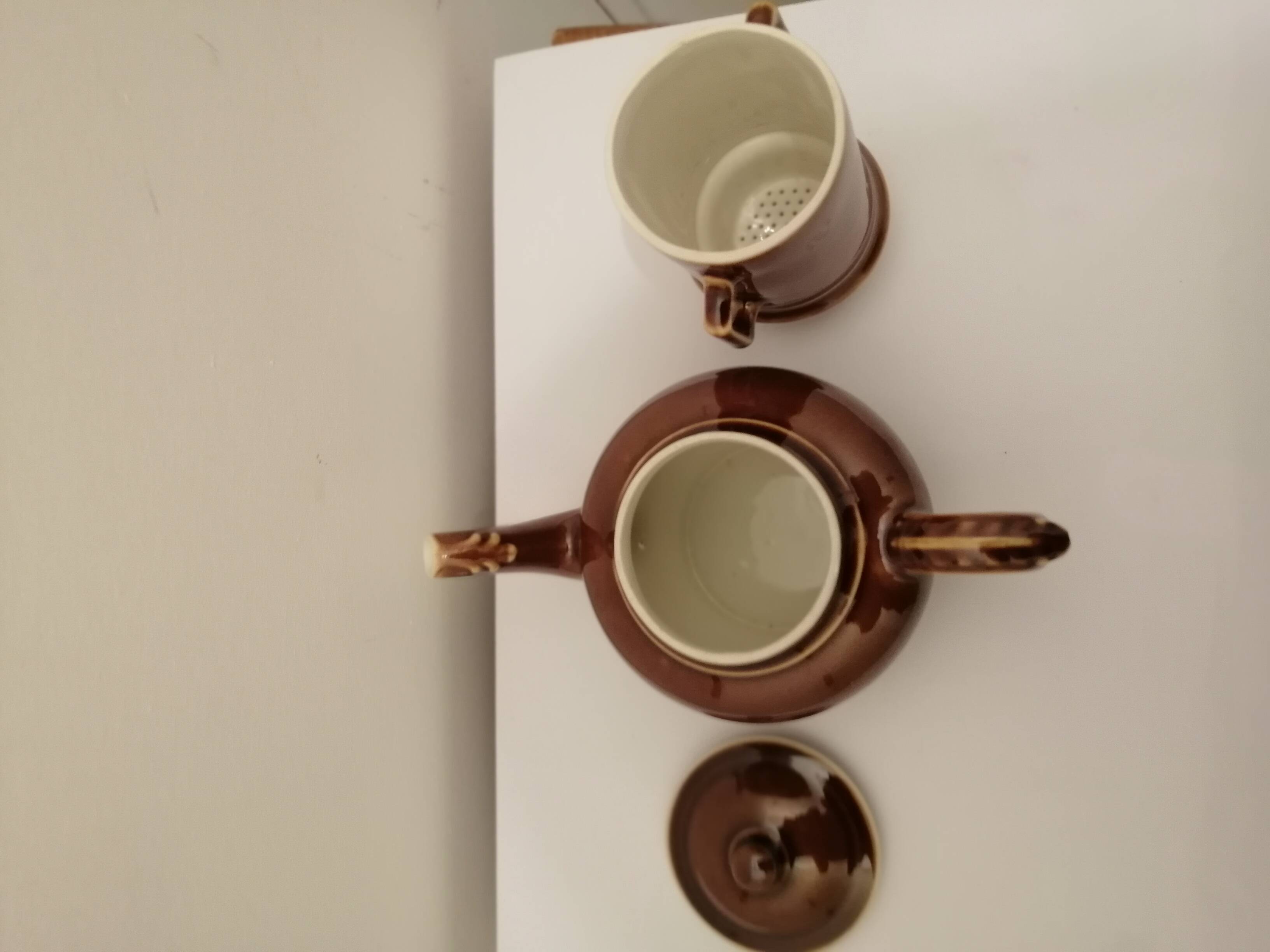 Vintage ceramic teapot