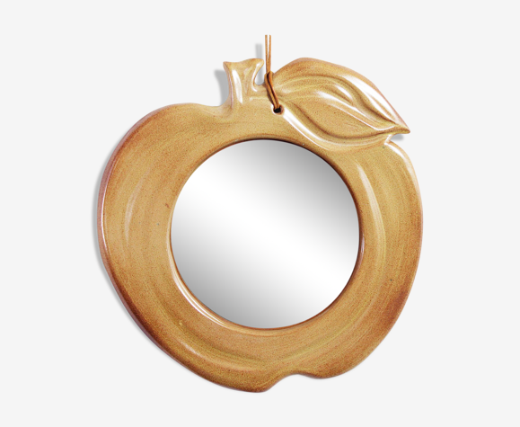 Miroir "pomme" en céramique
