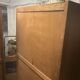 Armoire parisienne d'administration années 50. Chêne blond.
