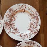 16 Luneville dessert plates