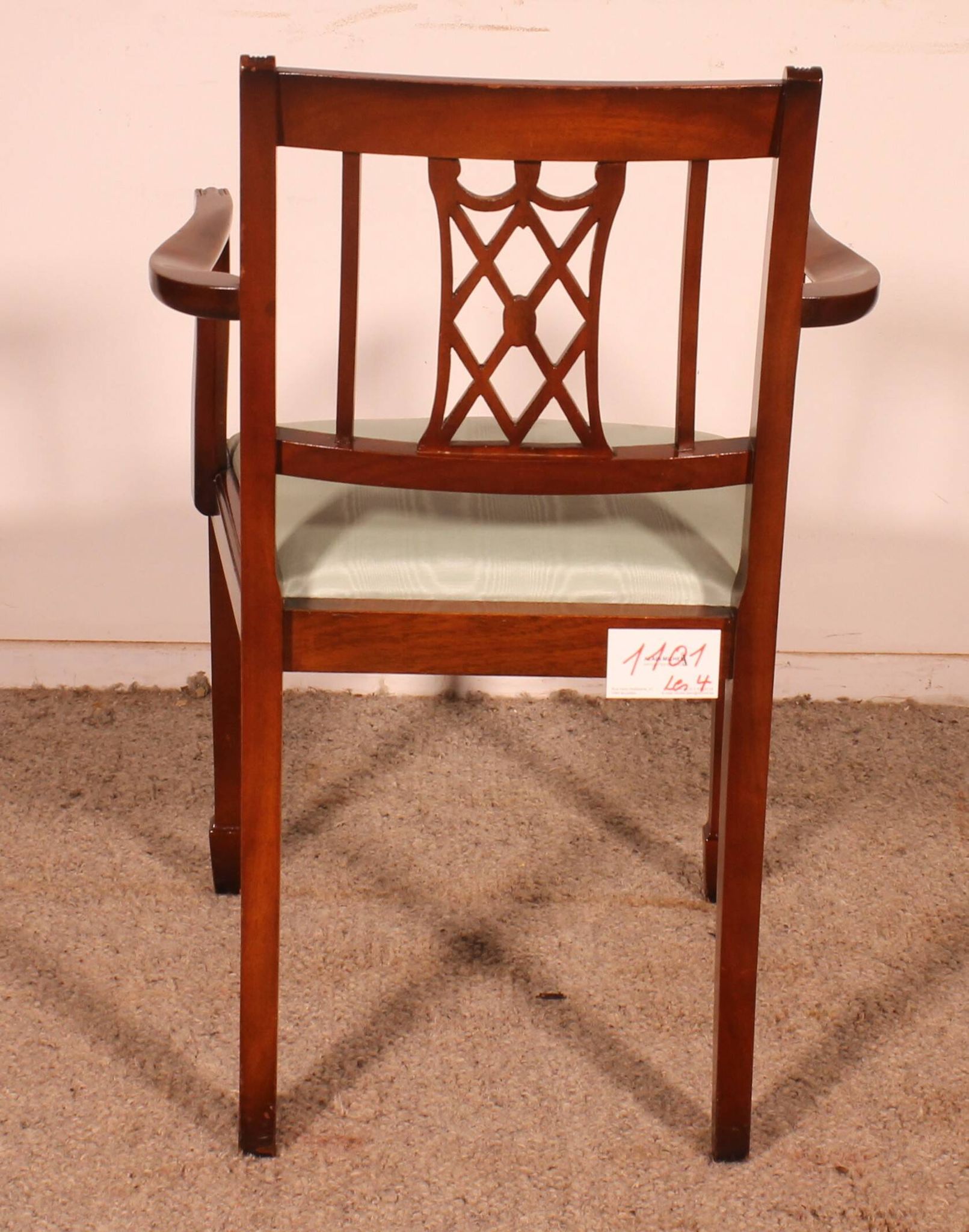 office chair or other Hepplewhite style in mahogany