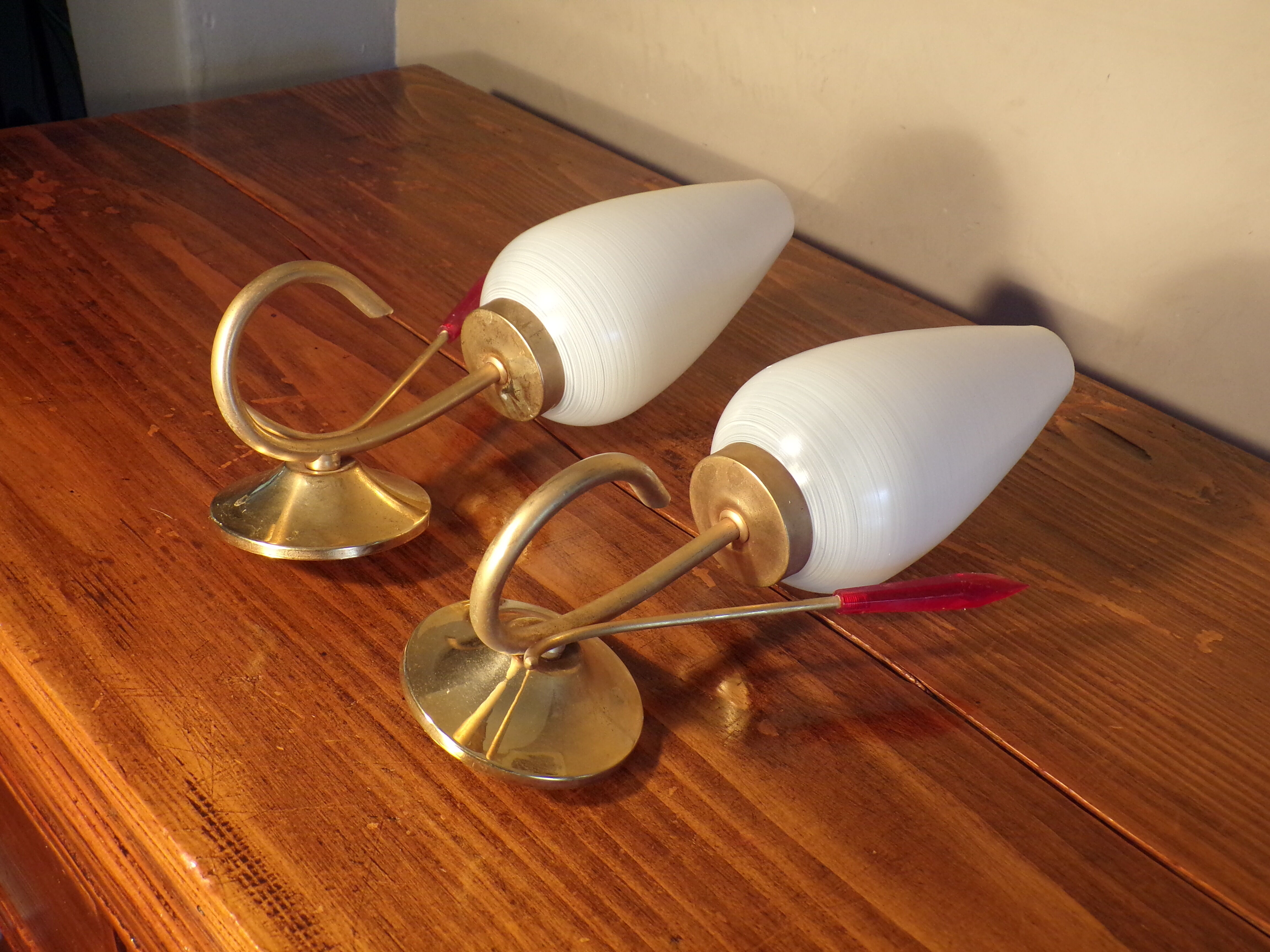 Pair of vintage wall light