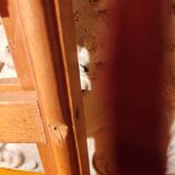 Set of 4 vintage wooden folding chairs