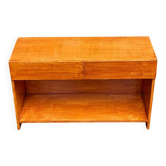 Meuble Bas TV Console Vintage 2 Tiroirs Niche style scandinave