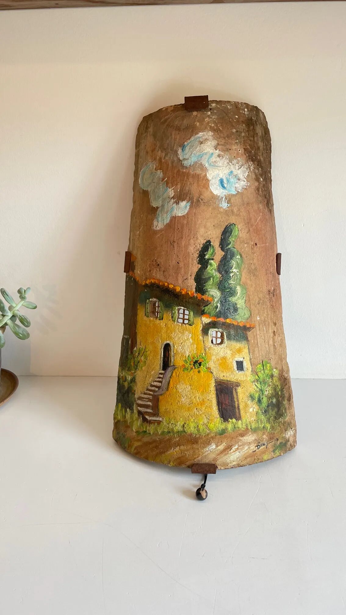 Vintage Provence-style wall light