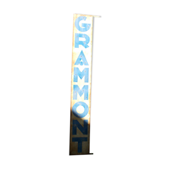 Large advertisement old painted sheet metal Radio TSF Grammont