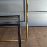 50s coffee table, asymmetrical design