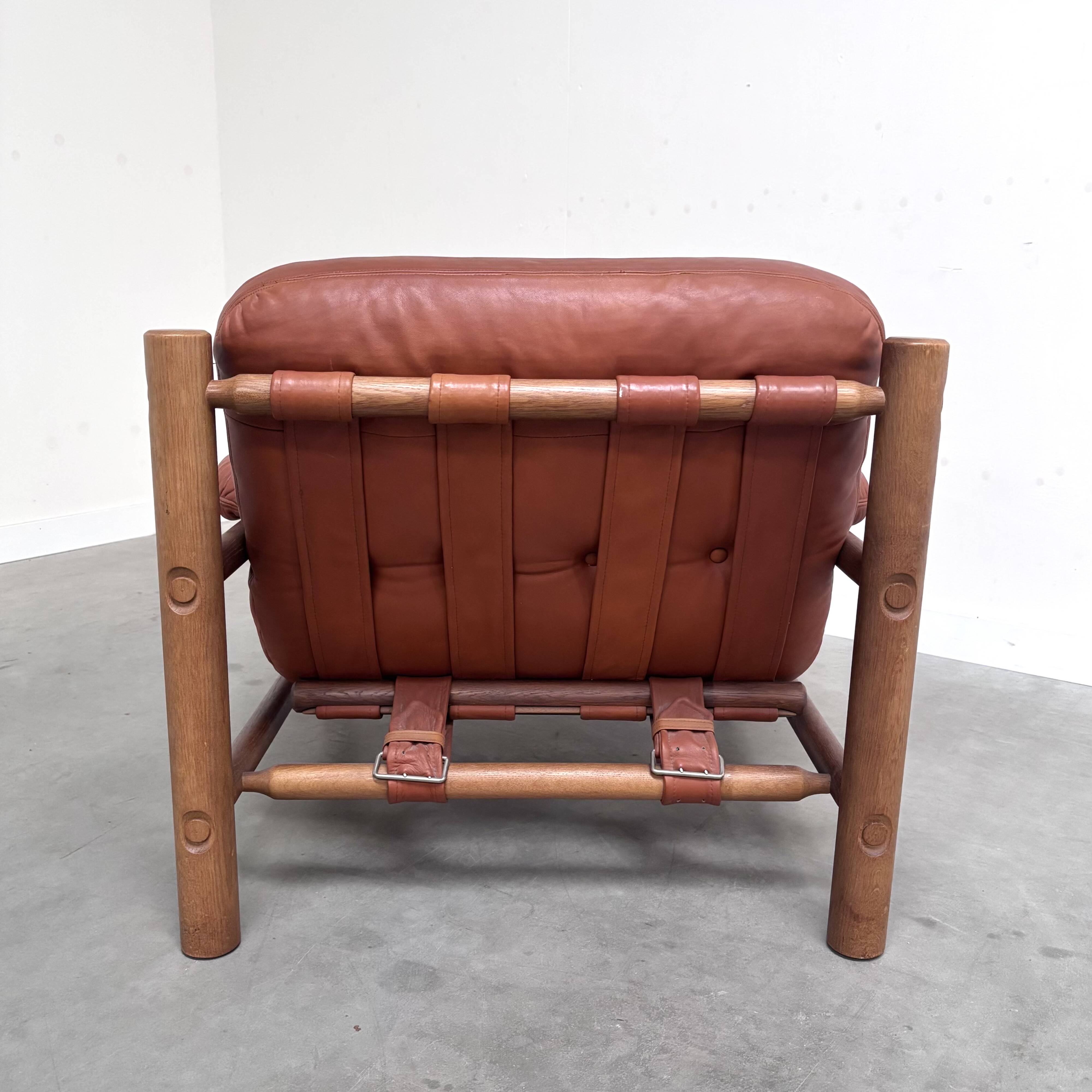 Vintage brutalist, Brazilian style lounge chair, 1960s