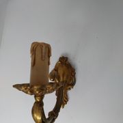 Bronze wall lamp