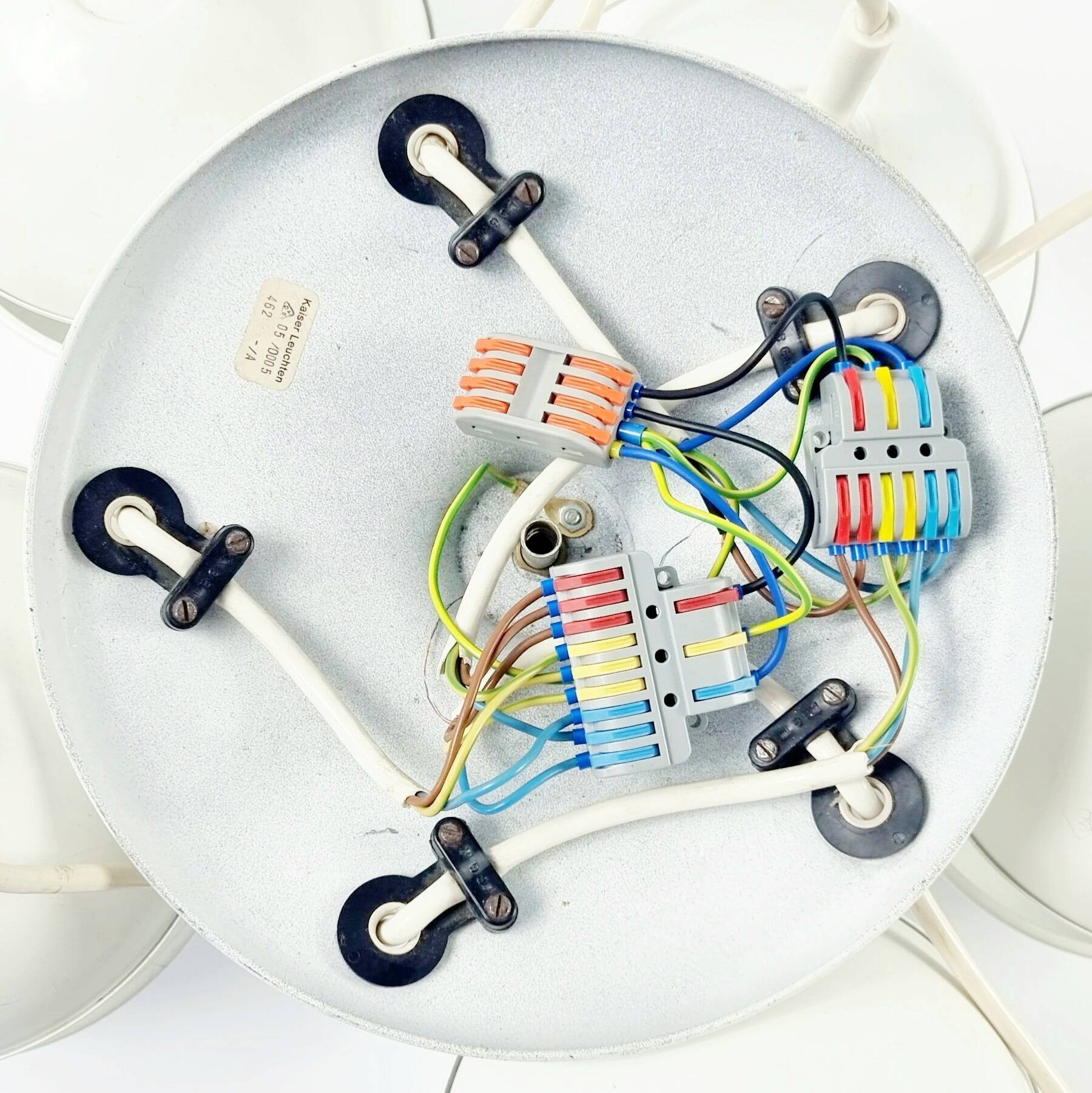 Lampe cascade Space Age étiquetée - Klaus Hempel pour Kaiser, Allemagne, années 1970