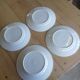 4 old flat plates Terre de fer
