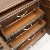 Old and elegant Ludwik chest of drawers. After professional renovation.