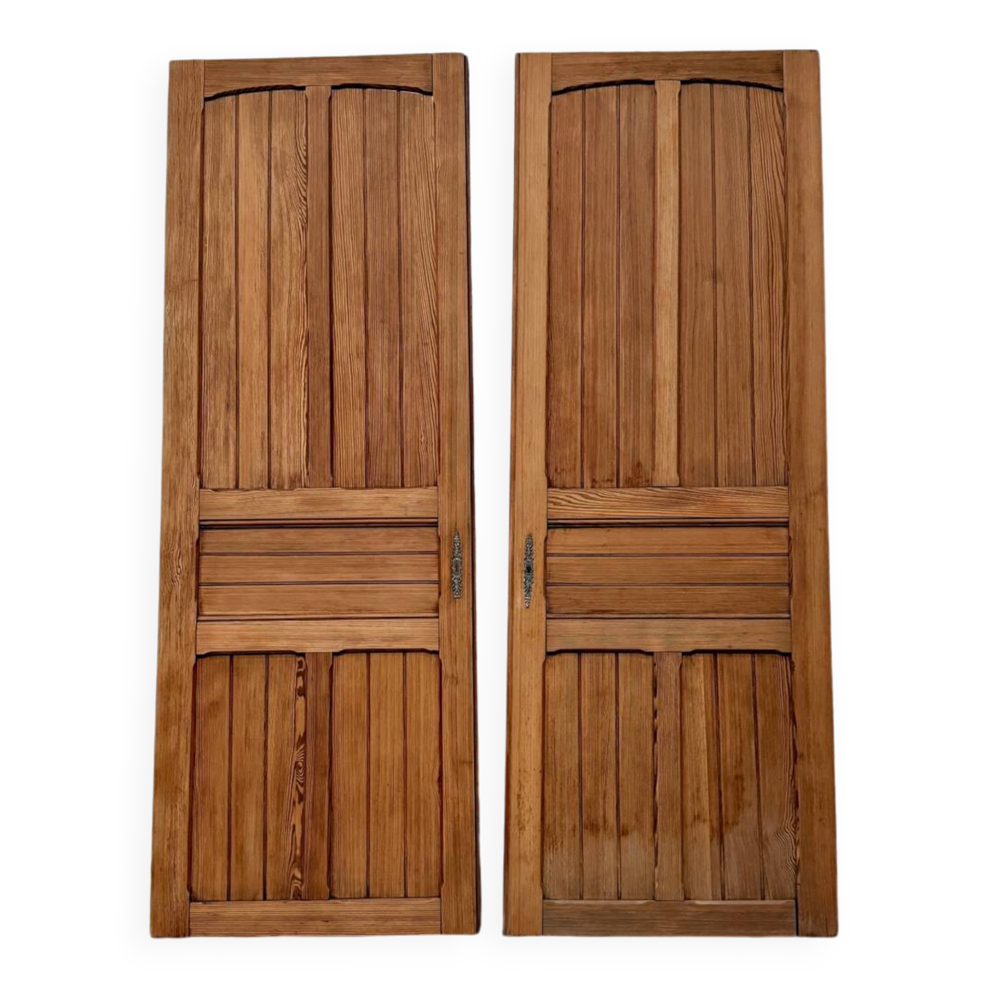 Paire de portes anciennes rénovées