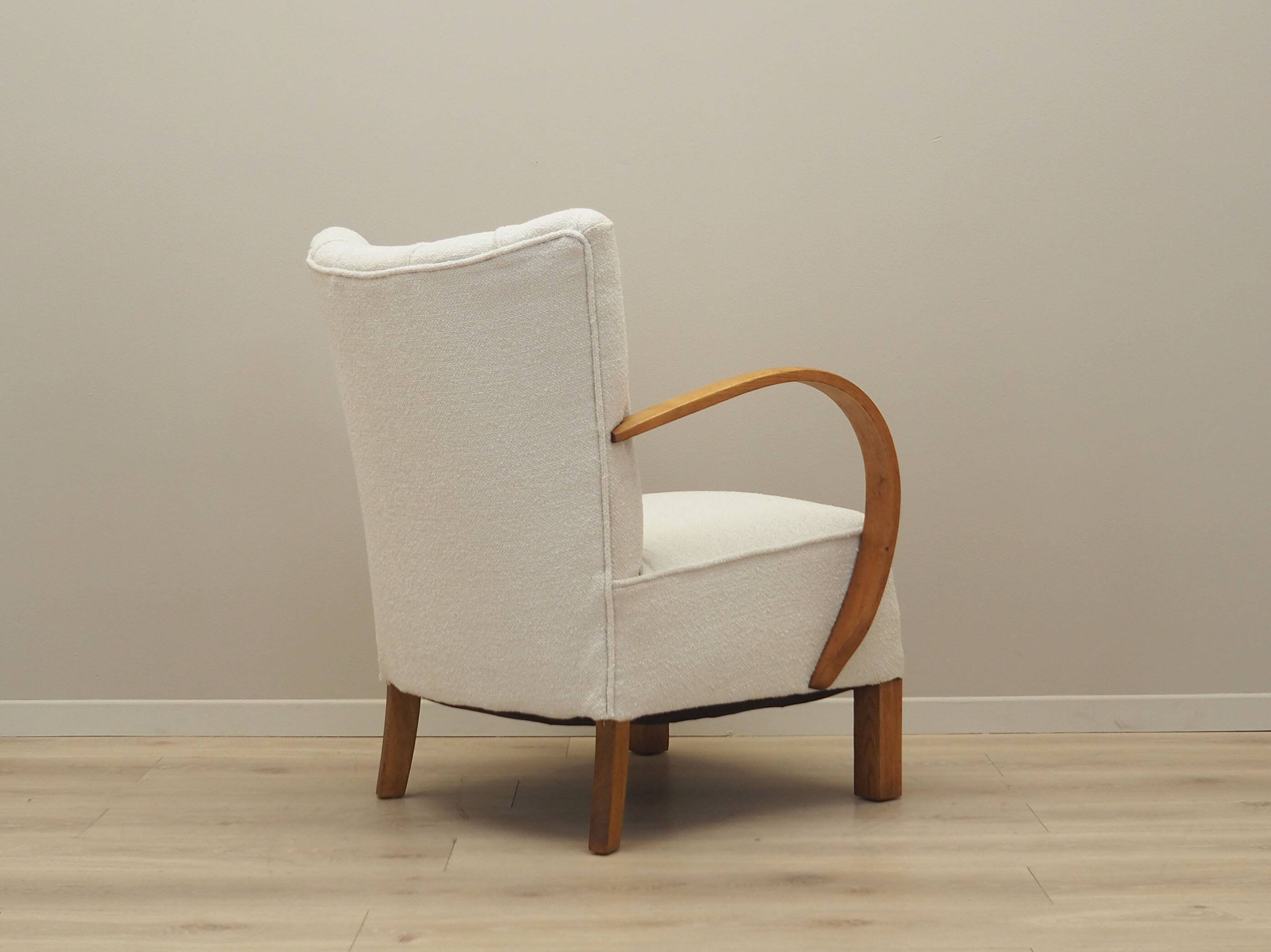 Oak armchair, Art Deco, 1950s, made in Denmark