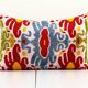 Coussin en velours İkat