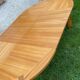 Round extendable elm design table 70 dlg Regain