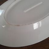 Oval dish Limoges Mandavy porcelain from Mavaleix