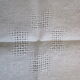 10 antique tea towels damassées- embroidered 29x29cm