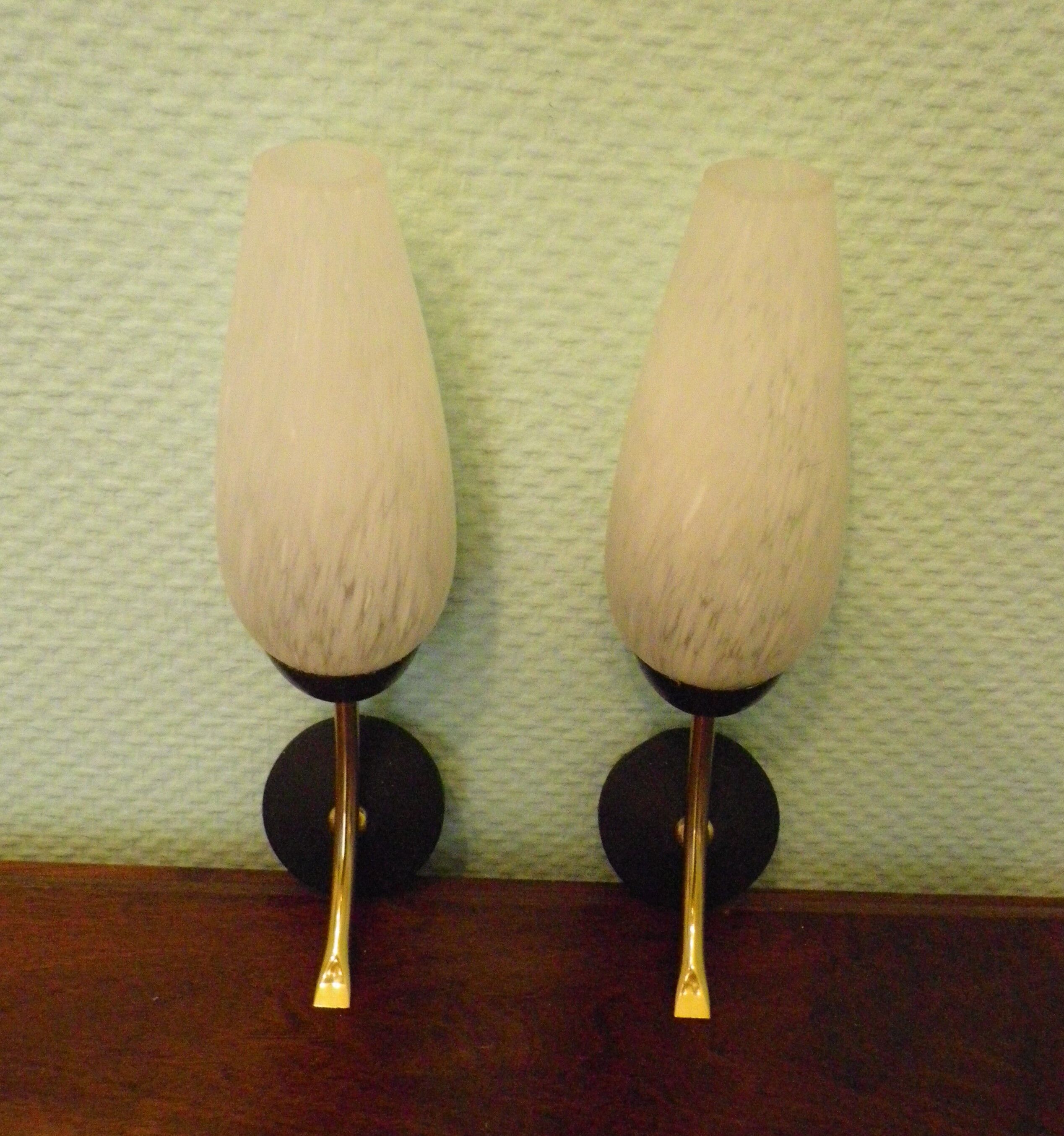 Two wall lights - 60s/70s