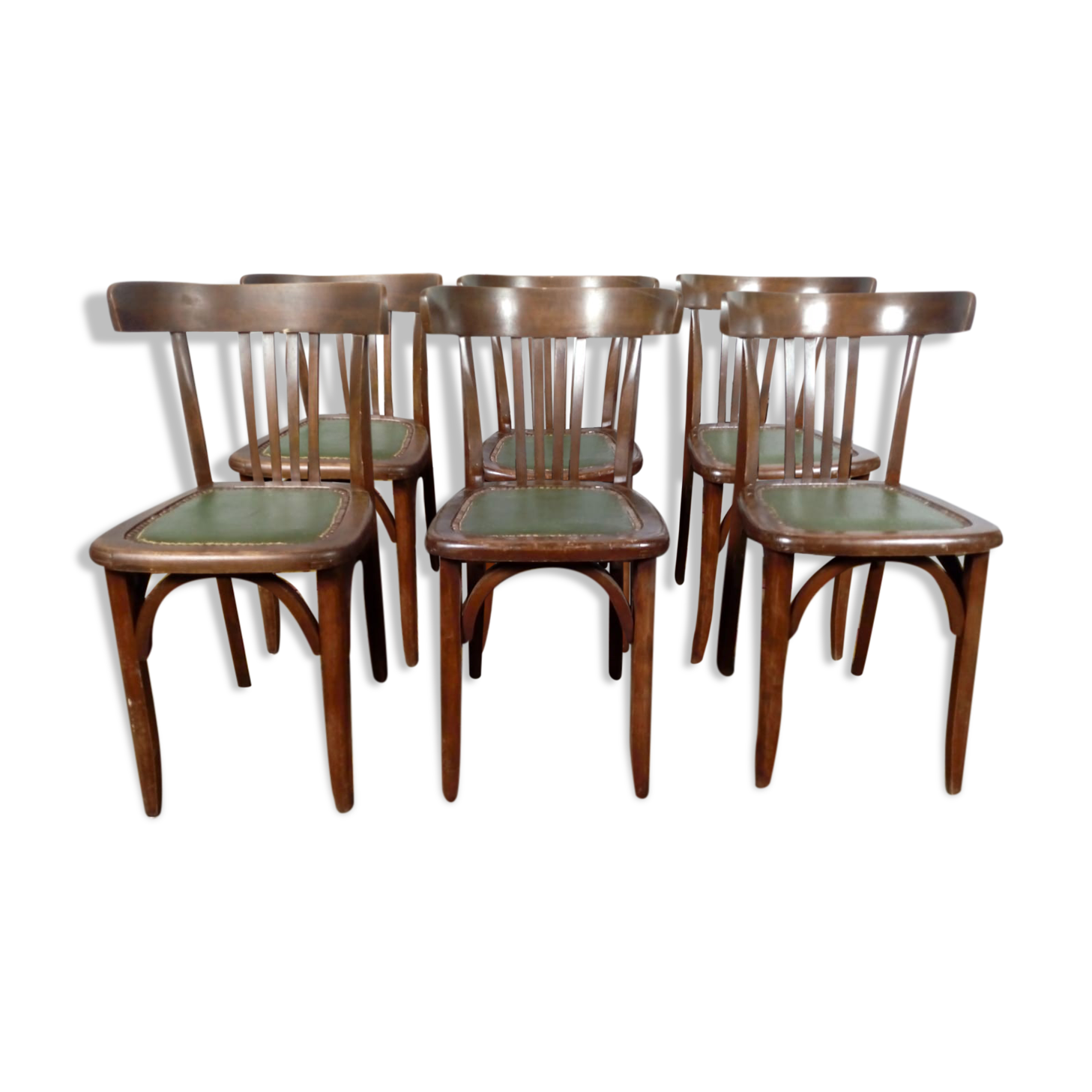 Suite of 6 chairs bistro "Stella"