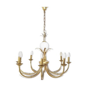 Lustre en laiton et ananas