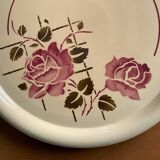 Antique pie dish in faience from badonviller