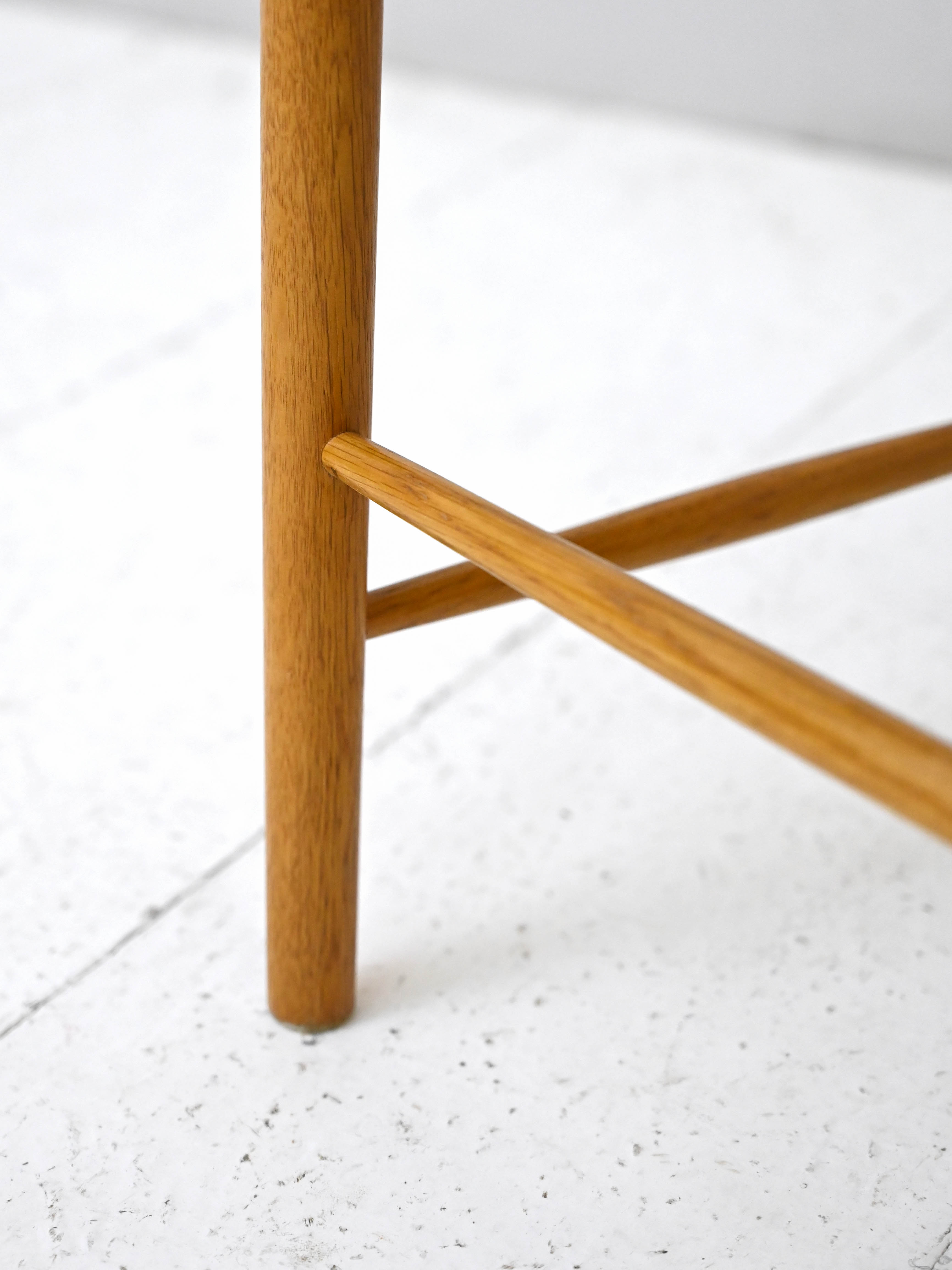 Swedish teak sofa side table