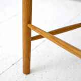 Swedish teak sofa side table