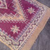 Moroccan rug Ait Bou Sbaa purple - 304 x 158 cm