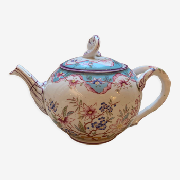 Porcelain teapot Sarreguemines