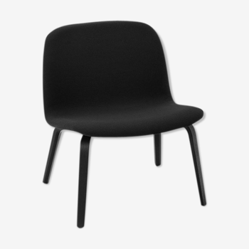 Chaise lounge pour Muuto Visu par Kvadrat modèle 190 en noir