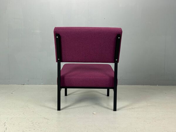 Fauteuil lounge couleur aubergine Gijs Van Der Sluis modèle 36 ZA, 1961