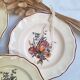 Assiettes creuses Digoin Sarreguemines Modèle Loraine